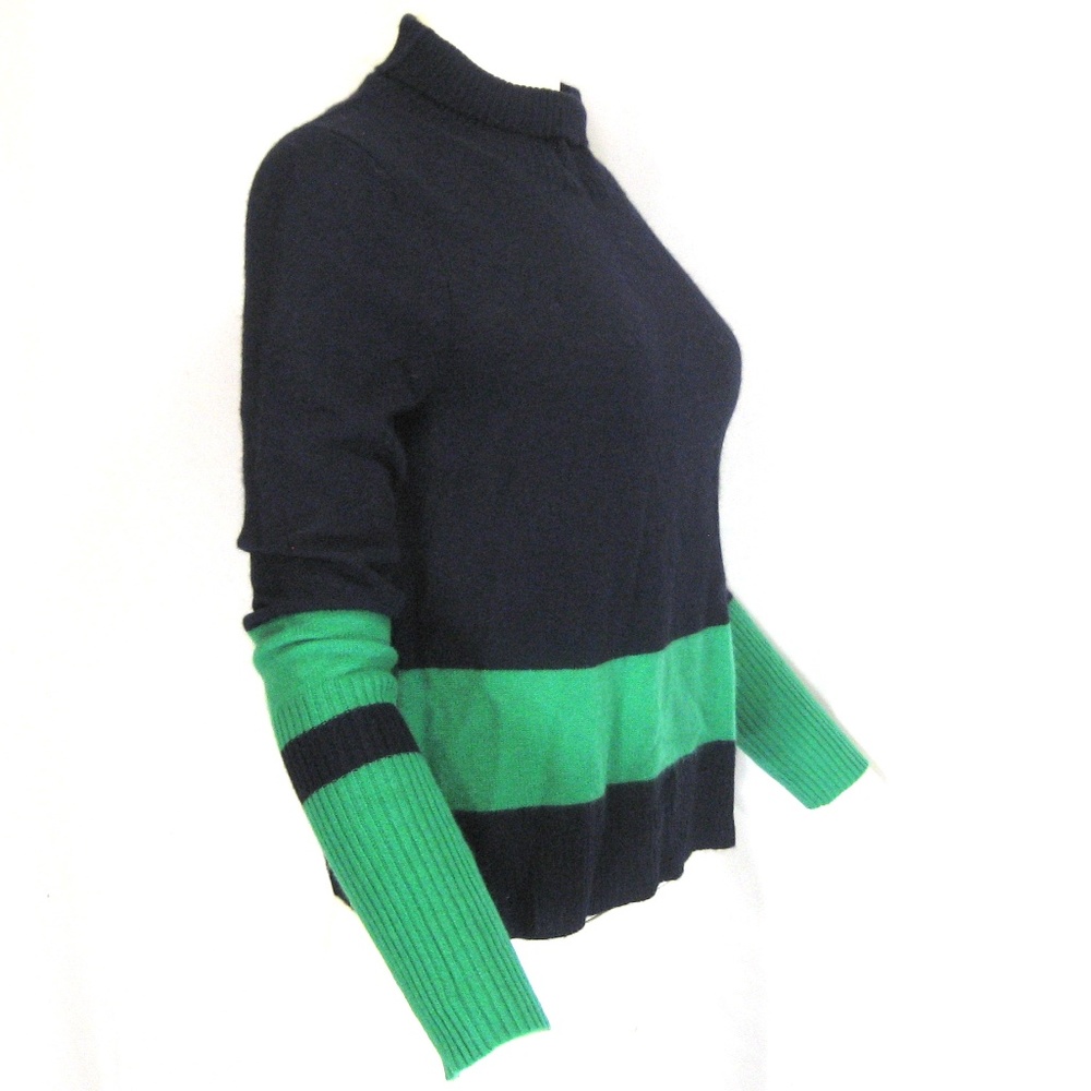 FILORO WOMEN'S BLUE CASHMERE WINTER FASHION SWEATER